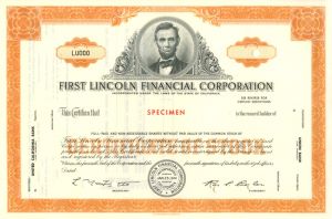 First Lincoln Financial Corporation
